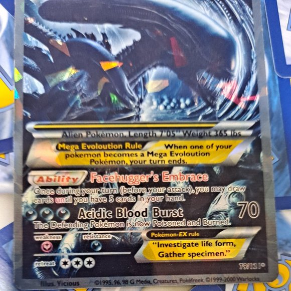 Xenomorph XX121 Pokemon Card - Alien - Picture 6 of 7